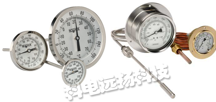 美国NOSHOK工业型双金属温度计100系列